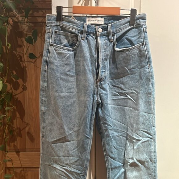 ARITZIA DENIM FORUM The Joni High Rise Loose 32l - Picture 8 of 16